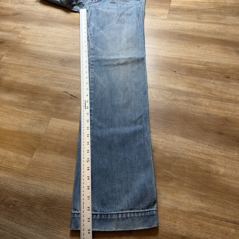 Diesel Bumix Jeans Men 29x34 Blue Relaxed Straight Made Italy Denim Skater Y2K - Picture 13 of 15